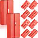Landical 10 Pcs Drywall Fitting Tool Supports the Board in Place While Installing Drywall Holder for Simple Operation Labor Saving and Easy (Red)