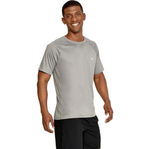 Speedo Men's Uv Swim Shirt Short Sleeve Regular Fit Solid