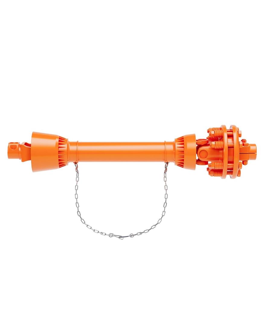 31.5"-41" PTO Shaft, 1-3/8" PTO Drive Shaft, 6 Spline Both Ends PTO Driveline Shaft, Series 4 Tractor PTO Shaft w/Slip Clutch for Bush Hog, Finish Mower