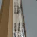 LazBlinds No Tools No Drill 1" Vinyl Mini Blinds, Cordless Blinds for Windows, Light Filtering Horizontal Window Blinds & Shades, 34 1/2" W x 64" H, Cream