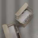 Square 60 Minute Mechanical Kitchen Timer, Easy to Use Visual Cooking Timer with Strong Magnet and Loud Alarm, Manual Countdown Timer for Classroom, Home, Study and Cooking (2 Pack)