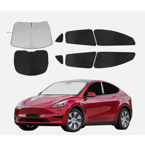 Windshield Sun Shade for Tesla 8, Model Y, 2020-2024 2 PC