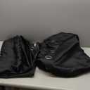 NICETOWN Blackout Patio Curtains for Windows 84 inch Length - Solid Thermal Insulated Grommet Light Reducing Panels Window Treatment for Living Room (Black, 2 Panels = 160" Wide)