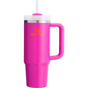 STANLEY IceFlow 2.0 Flip Straw Tumbler with Handle 40 oz | Twist On Lid and Flip Up Straw | Leak Resistant Water Bottle | Insulated Stainless Steel | BPA-Free | Vivid Violet