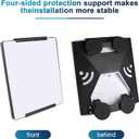 Starlink Mini Mount with Portable Magnetic, Universal Compatibility, Black Alloy Steel Floor Mount