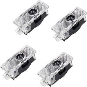 Car Door Lights Logo Projector Ground Courtesy Light 4PCS LED Puddle Lights Compatible with CLA45 CLA250 E200 E400 C200 Coupe CLS45 CLS300 CLS350 CLS400