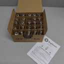 Brightown C9 LED Replacement Bulbs, 25 Pack C9 Christmas Light Bulbs Warm White, Shatterproof LED Bulbs for Christmas String Light, E17 Intermediate Base, Commercial Grade Dimmable Shatterproof Bulb