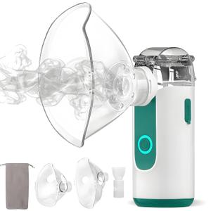 Mayluck Portable Nebulizer for Breathing Problems, Handheld Nebulizer for Kids and Adults, Small Nebulizer Machine with Self-Clean Mode for Home Use