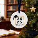 Graduation Ornament, Class of 2025 Graduated Gift, Keepsake for Graduating, Masters Degree Gifts (C10)