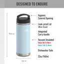 THERMOS ICON SERIES Stainless Steel Water Bottle with Screw Top Lid - 32 Ounce, Glacier - Vacuum Insulated Water Bottle with Lid