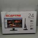 Sceptre 24-inch Professional Thin 1080p LED Monitor 99% sRGB 2x HDMI VGA Build-in Speakers, Machine Black (E248W-19203R Series)