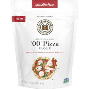 King Arthur 00 Pizza Flour: Premium Non-GMO American Wheat for Perfect Neapolitan-Style Crust - Finely Milled for Authentic Italian Pizza at Home - Ideal for Crispy, Chewy Pizzas (3 lbs) (48 Ounce (Pack of 1))
