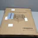 10 Panels No Dig Decorative Garden Fence with Gate - 24 in (H) x 20 ft (L) Dog Rabbits and Pets Fence Outdoor for Yard, Animal Barrier Tall Rustproof Metal Wire Fencing Border for Garden and Patio