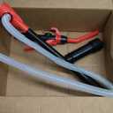 Portable Battery Operated Fuel Transfer Pump,Electric Siphon Pump for Gas,Water, Oil and Diesel Transfer (Red)