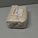 Turquoize Stretch Bar Stool Cover Counter Stool Pub Chair Slipcover for Dining Room Cafe Barstool Slipcover Removable Furniture Chair Seat Cover Jacquard Fabric with Elastic Bottom Set of 2, Natural