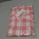 Womens Gingham Pajama Set 2 Piece Plaid Lounge Sets Summer Matching Sleeveless Tank Top and Boxer shorts Pjs Outfits (S)