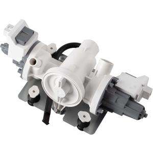 W11458345 Washer Drain Pump Compatible with Whirlpool Amana Inglis Maytag Washing Machine, Replacement Part W10918608 W11316609 W11319789 4959423 AP6989186 PS16218041 EAP16218041 PD00062450