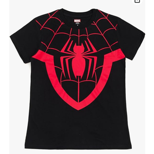 Marvel  Cosplay T-Shirt (2XL) (Black, Miles Morales)