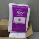 Poise Incontinence & Postpartum Pads for Bladder Leaks, 5 Drop Maximum Absorbency, Regular Length, 96 Count