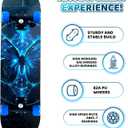 Nattork 31 Inch Complete Skateboard, Standard Skateboards for Beginners, Wood 9 Layer Canadian Maple Trick Skate Boards for Boys Girls Youth Teens Adults
