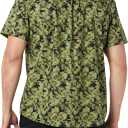 Amazon Essentials Men's Standard-Fit Short-Sleeve Two-Pocket Utility Shirt (Previously Goodthreads) (L)