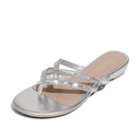 DREAM PAIRS Women's Fashion Rhinestones Design Slides Sandals