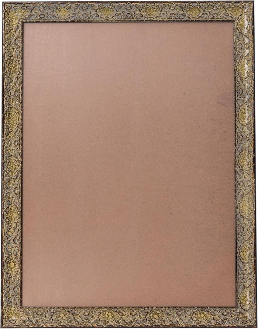 Bronze Wood 18x24 inch Wall Frames: Picture Frame for Home Wall Decor, Classic Frame for Canvas Painting, Artwork, Antique Photo Frames 18x24 with Acrylic Glass and Backing