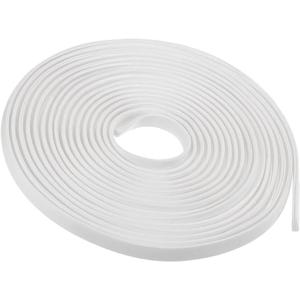 U-Shaped Rubber Edge Sealing Strip Edge Trim 6mmx3mm White U Channel Edge Protector Length 5M