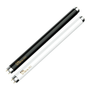 2 Pack Bug Zapper Replacement Light Bulb, BL T8 F10W Light Tube for 20W Indoor Electronic Mosquito Zapper, 13 inch UV Lamp Replacement Bulbs Compatible with 20W Bug Zapper, White & Black