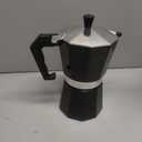 Primula Classic Stovetop Espresso and Coffee Maker, Moka Pot for Italian and Cuban Caf Brewing, Greca Coffee Maker, Cafeteras, 6 Espresso Cups, Black