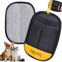 Pet Hair Removal Glove for Dogs & Cats, Reusable Pet Hair Remover Glove for Laundry, Clothing, Couch, Carpet & Car Seat, Lint and Fur Remover Tool (BlackYellow)