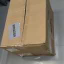 HOMZ 2-Pack Secure Latch, Clear Plastic Storage Organizer Bins, 64 Quart, Blue Lid - Stackable Container Boxes for Bedroom, Bathroom, Garage, and Office Organization