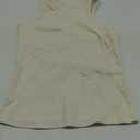 SUUKSESS Women Padded Cotton Ribbed Tank Tops High Neck Racerback Basic Tops (Medium, Cream White)