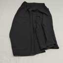 Bianstore Women's Culottes Linen Cropped Wide Leg Pants Elastic Waist Casual Palazzo Trousers with Pockets (X-Large, Black)