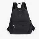 Mini Nylon Backpacks for Women Small Backpack Purse Lightweight Backpacks Mini Casual Travel Daypack (Small Backpack - A Style Black)