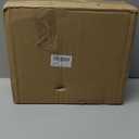 Yishang Black Terra Cotta Pots with Saucer - 12-Pack Large Terracotta Pottery 3'' Clay Planter Cactus Flower Succulent Pot with Drainage Hole