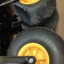 Beach Wagon with Big Wheels for Sand,400L Double Decker Wagon with Extender