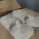 LemonRoad 16 Pieces Martin Gourds Wild Bird Lover's Purple Martin Gourd House 1.25" Entrance 8" Nest Chamber Plastic White Bird House for Outdoors Yard Garden Shepherd's Pole