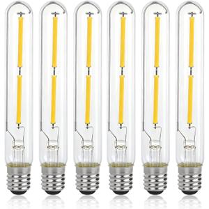 Light Bulb Replacement T6.5 E17 Dimmable Tubular Light Bulbs 4W, LED Appliance Bulb It is Suitable for Wall Lamps, Vintage Glass Lighting fixtures, Home Crystal Chandeliers, Decorative Lighting etc