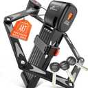 Sportneer Bike Lock - High Security Folding Bicycle Lock Art Certified - Bike Locks Heavy Duty Anti Theft with 3 Stainless Keys and Mount Bracket for Bicycles Scooter Ebike - 95cm/3.12ft