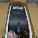 NEOTEC Retractable Garden Hose Reel 1/2 inch x 130ft - Wall Mounted Heavy Duty Hose Reel with 3/4 Inch Brass Fittings & 9-Pattern Nozzle - Auto Rewind System, Any Length Lock, 180 Swivel Bracket