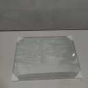 Seelenruhe Tempered Glass Cutting Boards for Kitchen Counter, 2PCS 12x16 inch Clear Cutting Boards for Countertop, Non-Slip, Heat-Resistant, Easy to Clean, Kitchen Decoration