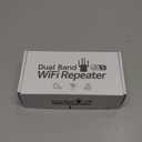 Dual Band WiFi Repeater, WiFi 5 Wireless Range Extender, 2.4G and 5G, 1200Mbps Signal Booster