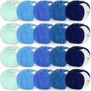 Katech 20 Skeins Cotton Yarn for Crocheting-55% Cotton 45% Acrylic-#3 DK (Light)-Super Soft Milk Cotton Yarn-Great Crochet and Knitting Starter Kit for Colorful CraftColor F