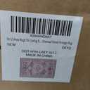 Grey Large 9x12 Area Rugs for Living Room Rug Bedroom Rug-Carpet Washable Neutral Vintage Dining Room Rugs for Under Table Soft Comfortable Non Slip