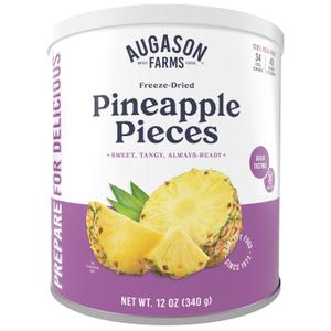 Augason Farms Freeze Dried Pineapple Pieces Can (EXP 08/20/25)
