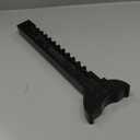 Black Metal Pole for Torin Steel Jack Stands 16.1/4"L