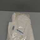 Canvas Laundry Bag with Handles & Drawstring Closure 30Wx35"H, Thick Canvas Laundry Bag Large Heavy Duty Washable Dirty Clothes Travel Sack for Camp, College Dorm, Laundromat (1Pack) (Beige)