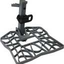 Aluminum Tree Saddle Hunting Platform Tree Saddle Hunting System for Tree Stand Hunting (16*15 Inch, Dark Gray)