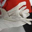 SOMSOC 8 Pack Snowman Costume kids Winter Frosty Costume Set with Hat Carrot Nose Glasses Scarf Gloves for Cosplay (11-12 Years)